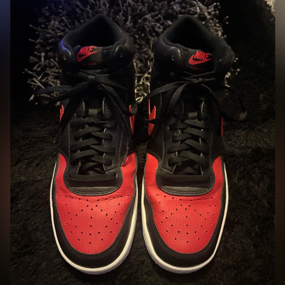 Nike Black and Red High-Tops
